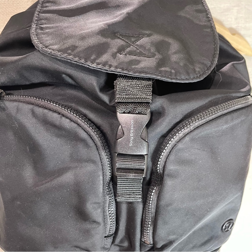 Lululemon Athletica Mini Black Backpack - Picture 3 of 7